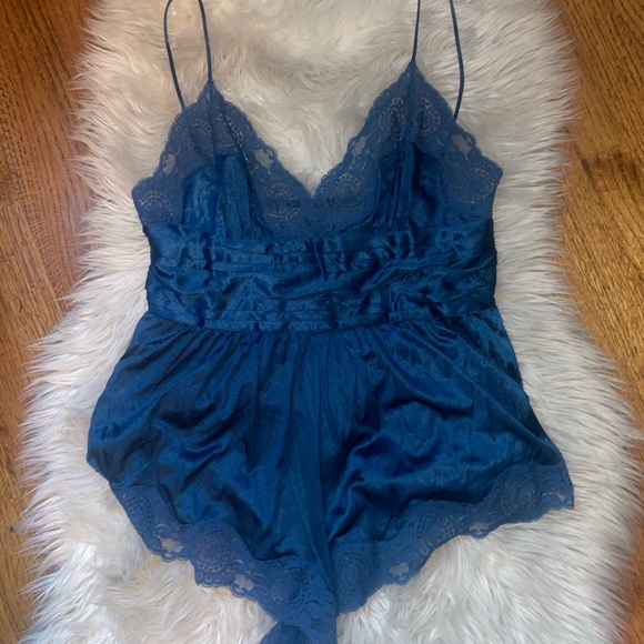 💙VINTAGE Navy Romper Lingerie 💙 - Picture 7 of 10